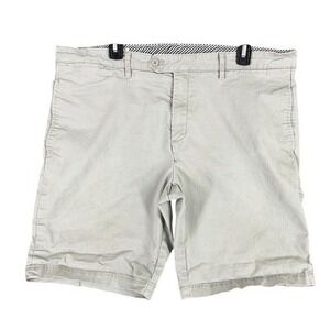Southern Pines Chino Shorts Mens 38 Tan Khaki Stretch Casual Summer